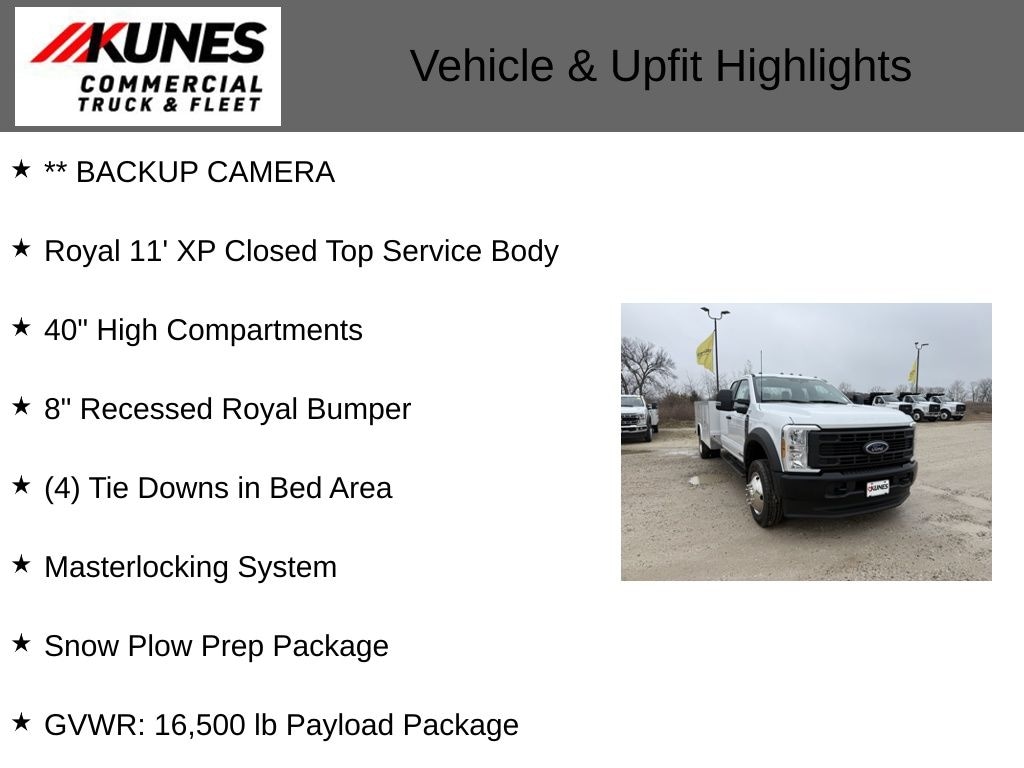 New 2024 Ford F-450 Chassis XL Service Body Truck Super Cab