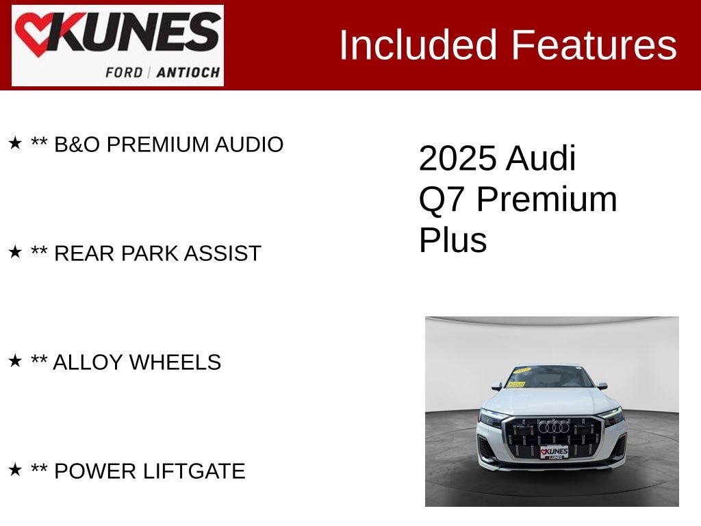 Certified 2025 Audi Q7 55 Premium SUV