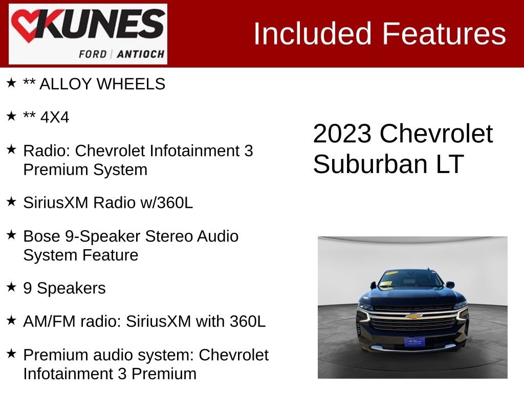 Certified 2023 Chevrolet Suburban LT SUV