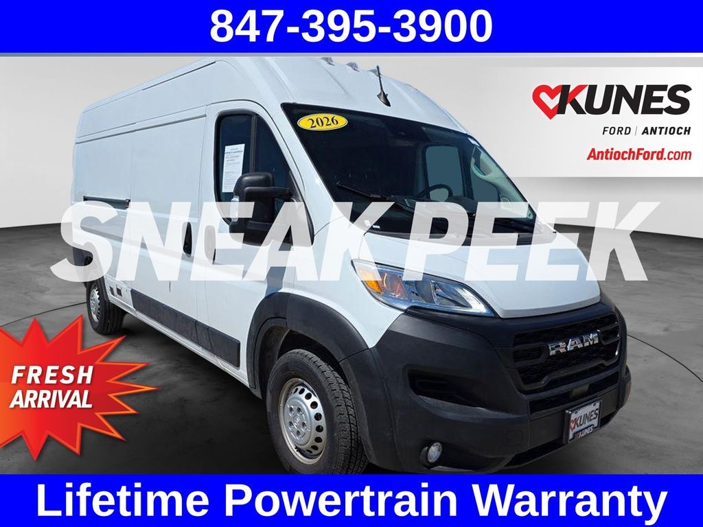 Certified 2026 Ram ProMaster 2500 High Roof Van Cargo Van
