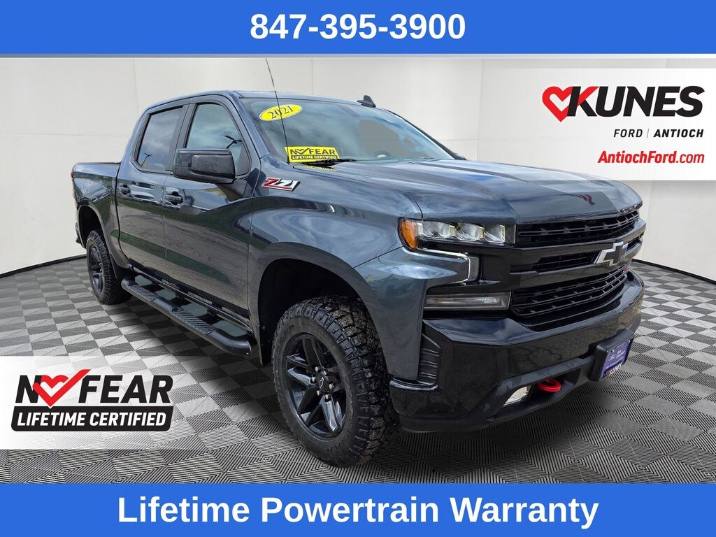 Certified 2021 Chevrolet Silverado 1500 LT Trail Boss Truck Crew Cab