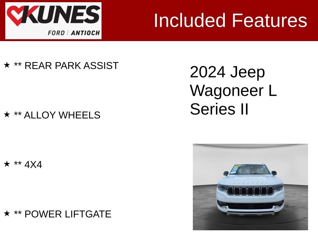 Certified 2024 Jeep Wagoneer L Series II SUV