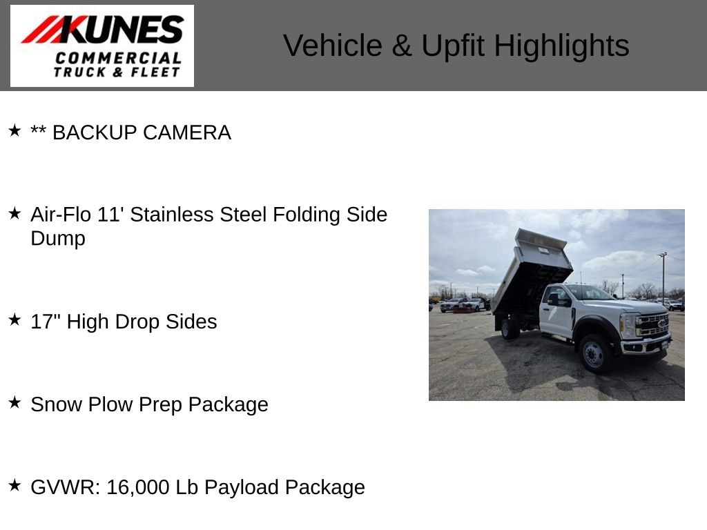 New 2026 Ford Chassis Cab XL Dump Truck TRUCK