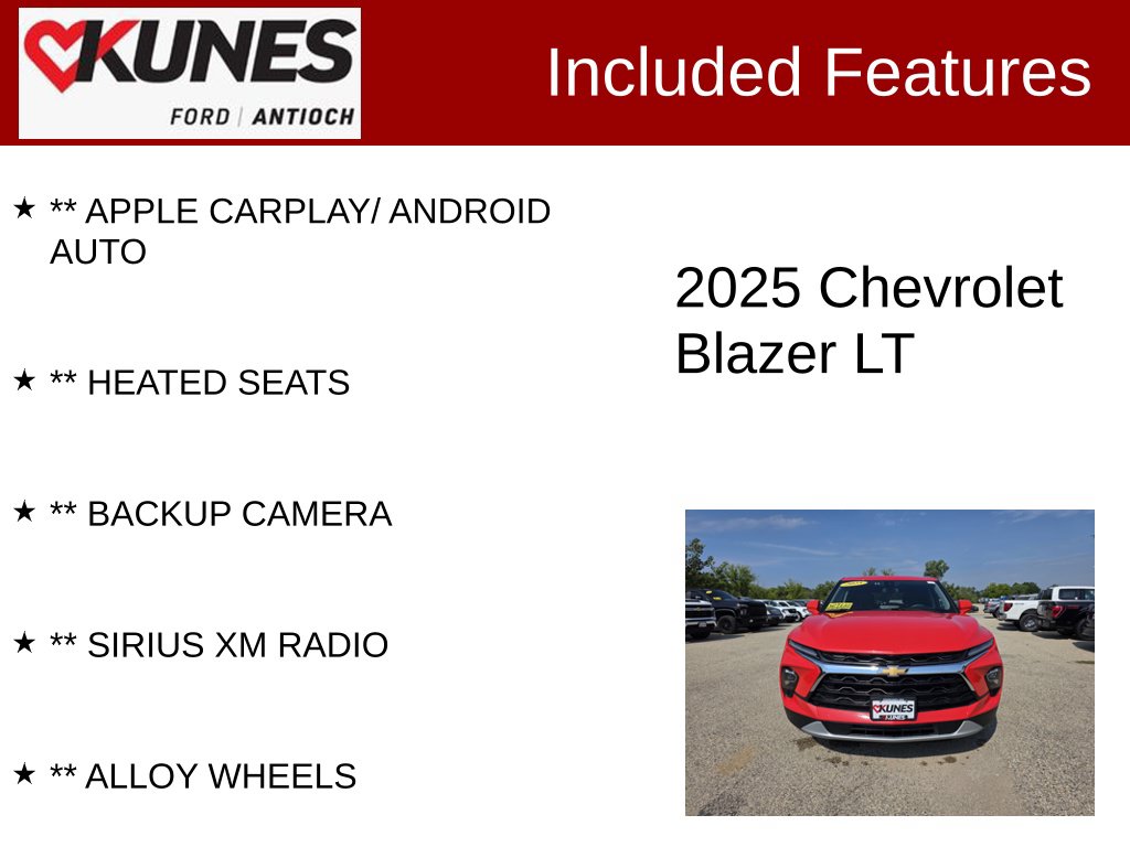 Certified 2025 Chevrolet Blazer LT w/2LT SUV
