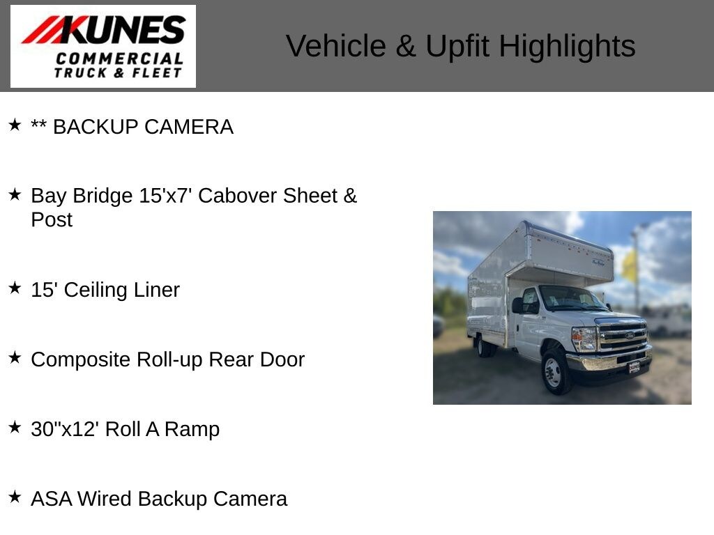 New 2026 Ford E-350 Cutaway Base Box Van Truck