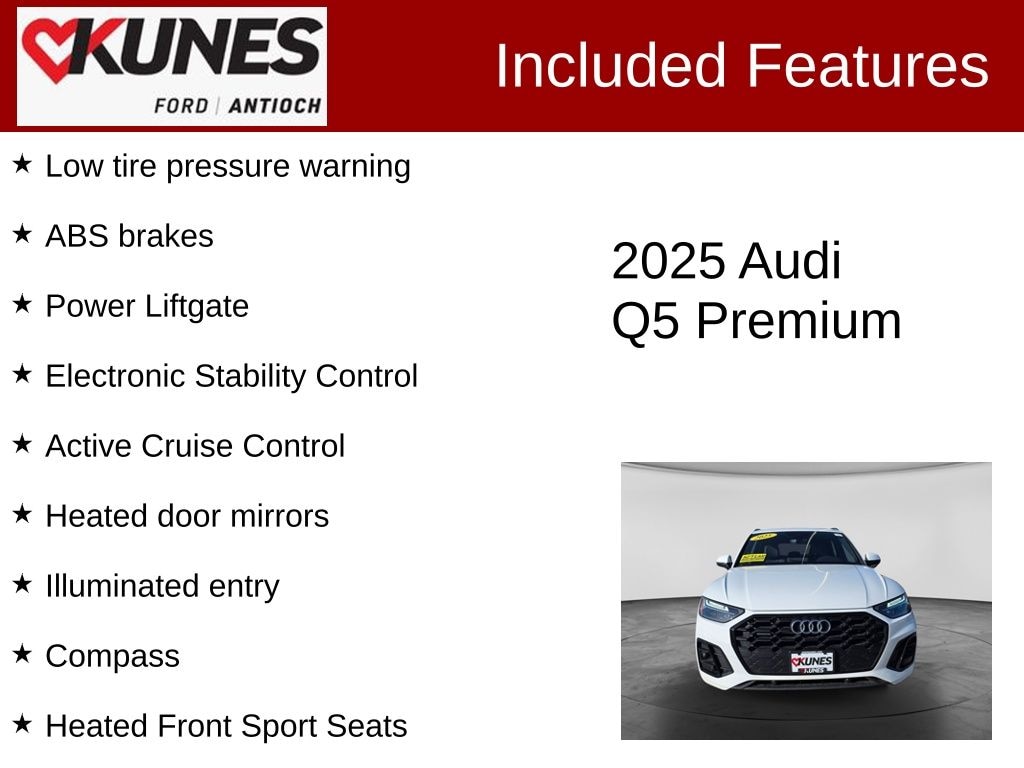 Certified 2025 Audi Q5 45 S line Premium SUV