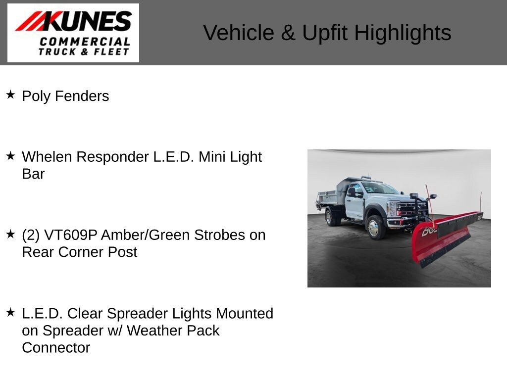 New 2026 Ford F-550 Chassis XL Snow Fighter Truck Regular Cab
