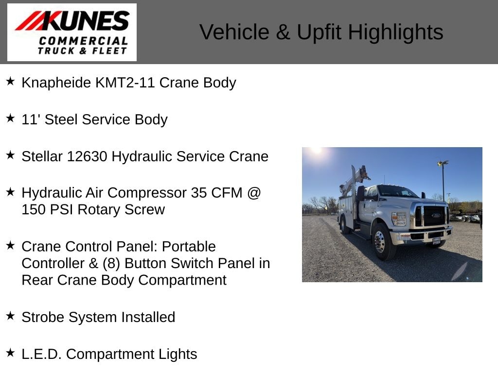 New 2026 Ford F-750 Diesel Base Crane Truck Truck SuperCab