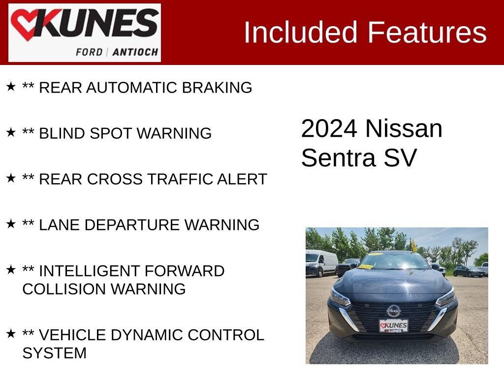 Certified 2024 Nissan Sentra SV Sedan