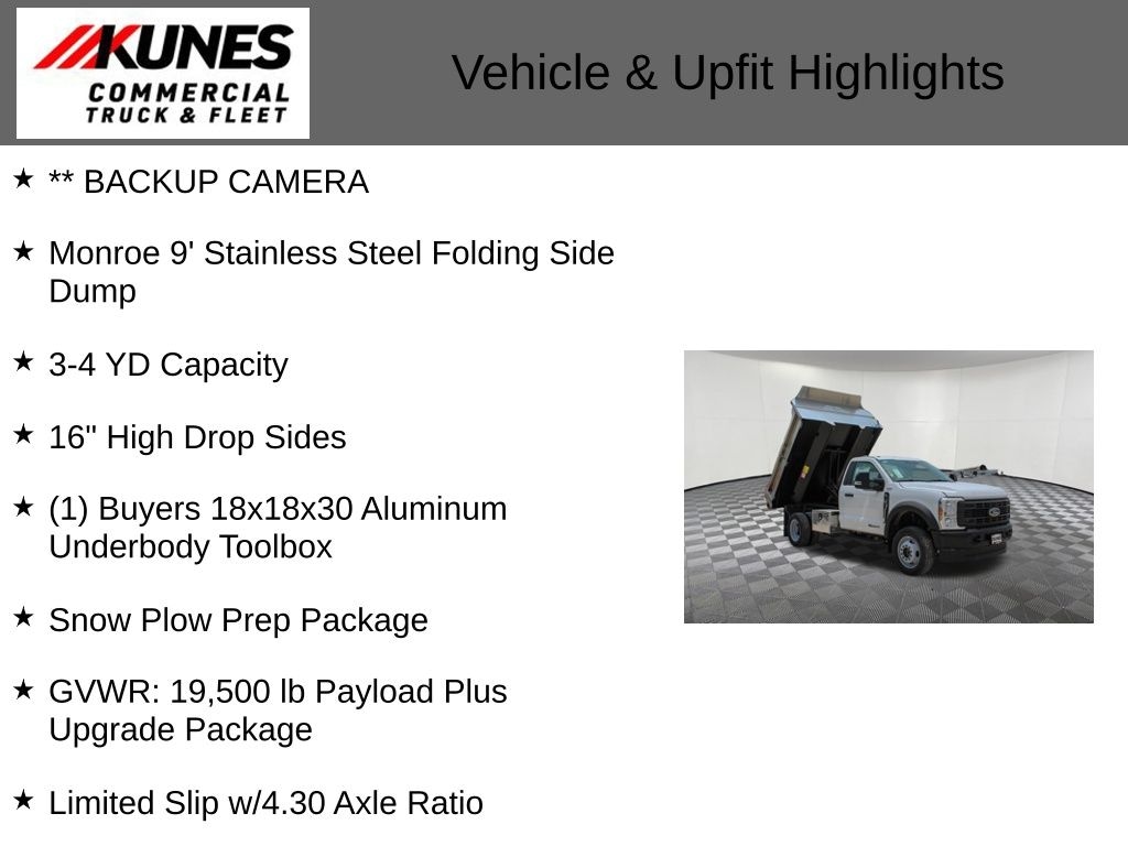 New 2024 Ford Chassis Cab XL Dump Truck TRUCK