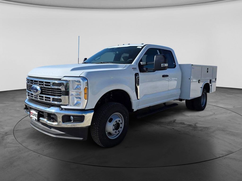New 2026 Ford F-350 Chassis XL Service Utility Body Truck Super Cab