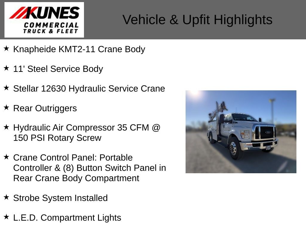 New 2026 Ford F-650-750 Base Crane Body TRUCK