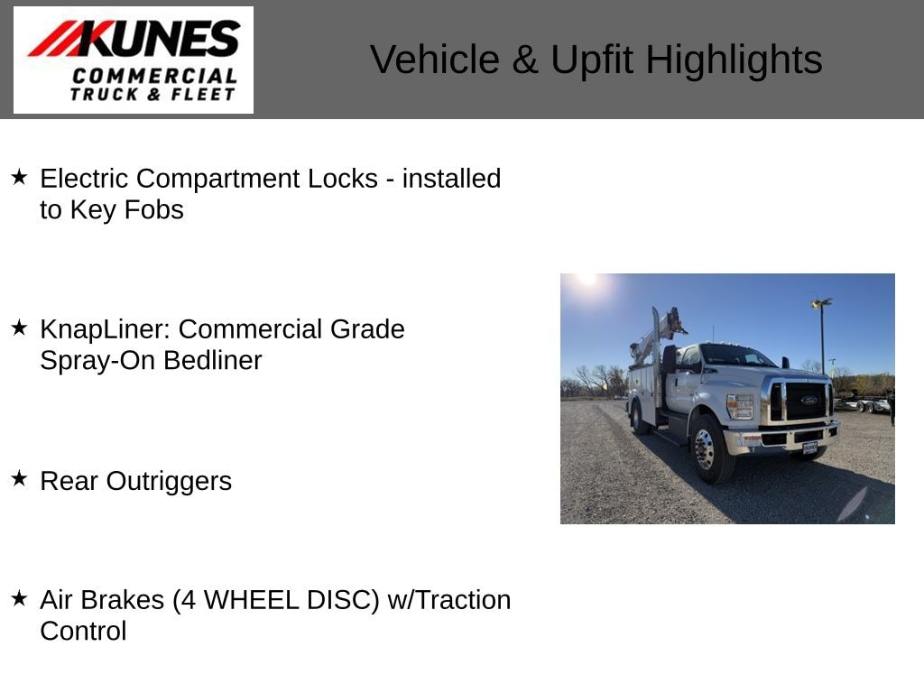 New 2026 Ford F-750 Diesel Base Crane Truck Truck SuperCab