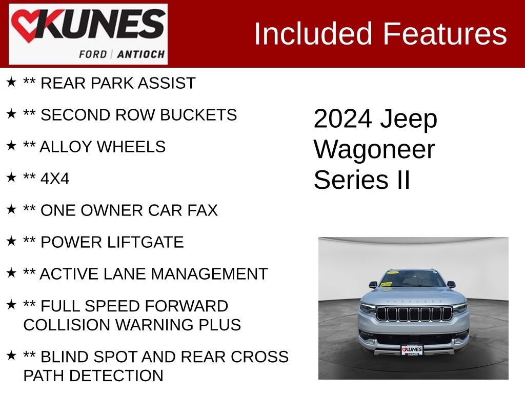 Certified 2024 Jeep Wagoneer Series II SUV