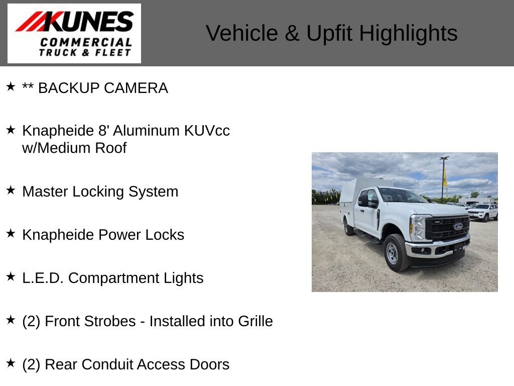 New 2026 Ford F-250 XL Enclosed Service Utility Body Truck Super Cab