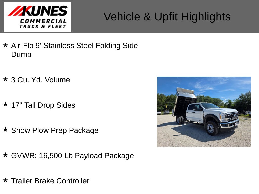 New 2026 Ford Chassis Cab XL Dump Truck TRUCK