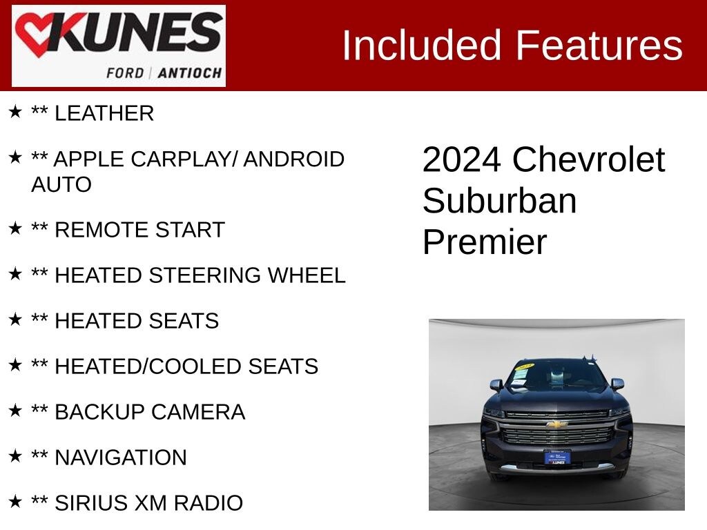 Certified 2024 Chevrolet Suburban Premier SUV