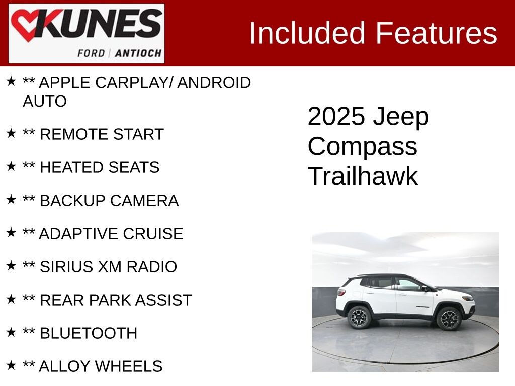 Used 2025 Jeep Compass Trailhawk SUV