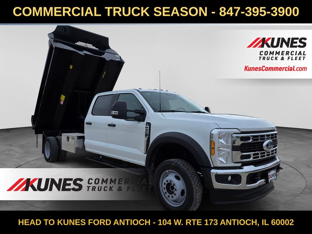 New 2026 Ford F-450 Chassis XL Dump Truck Truck Crew Cab