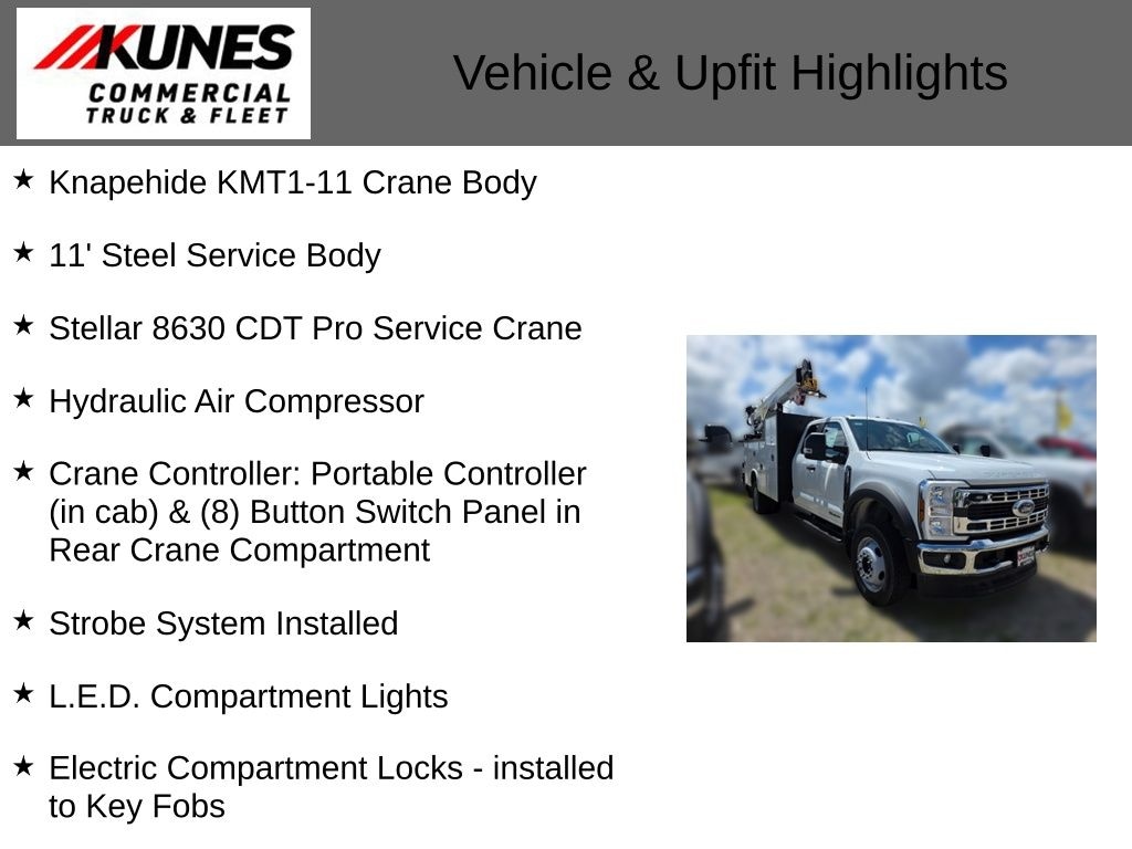 New 2026 Ford Chassis Cab XL Crane Truck TRUCK