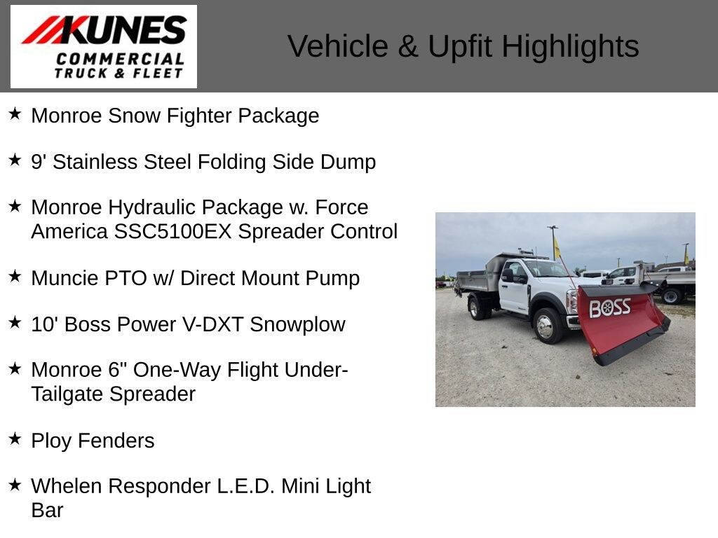 New 2026 Ford F-550 Chassis XL Snow Fighter Truck Regular Cab