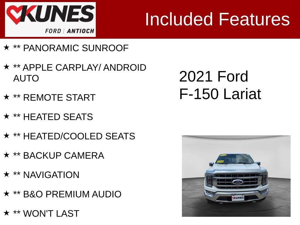 Certified 2021 Ford F-150 Truck SuperCrew Cab
