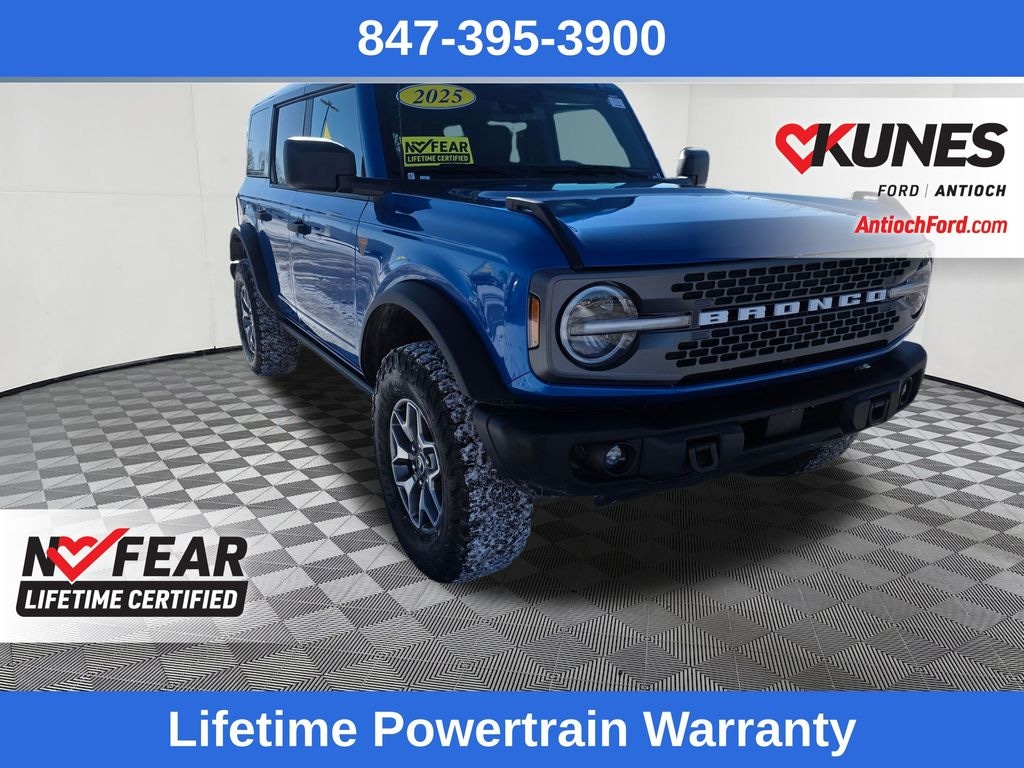 Certified 2025 Ford Bronco Badlands SUV