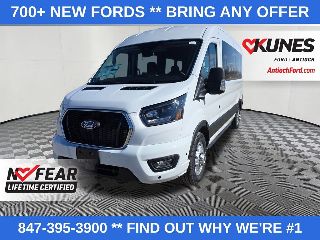 New 2026 Ford Transit-350 Passenger Passenger Van XLT Wagon Medium Roof Van
