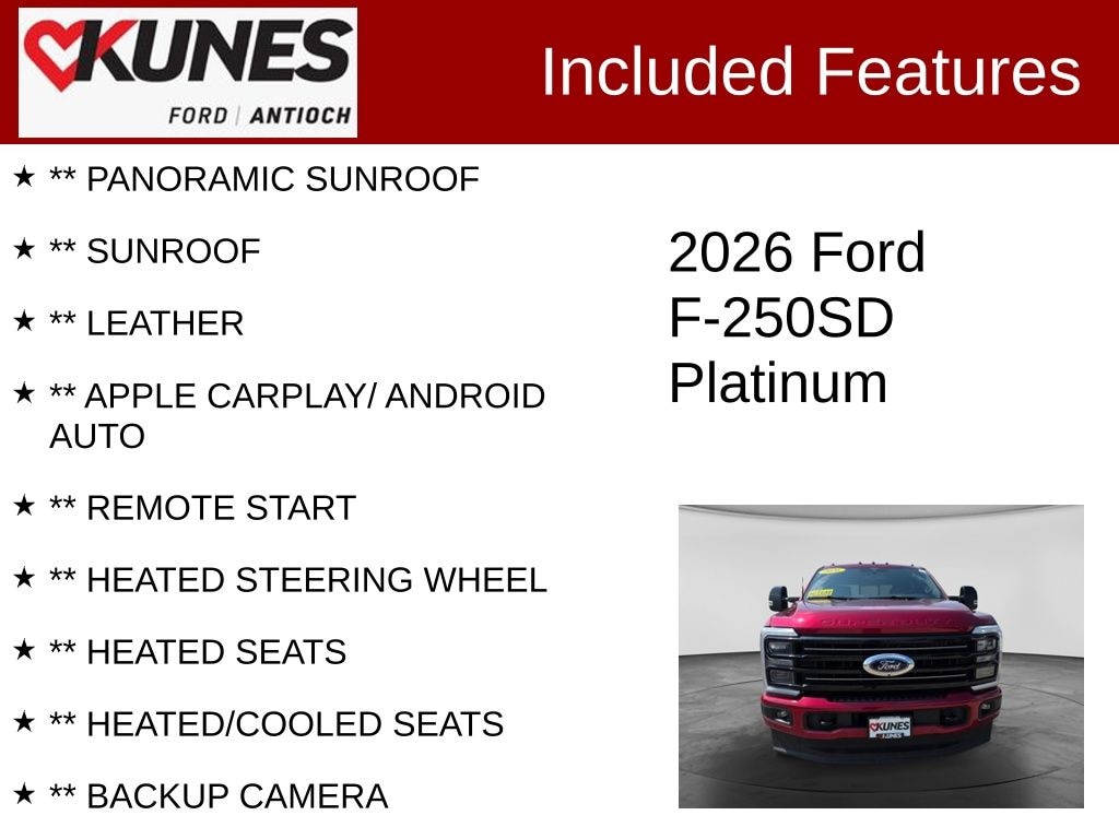 Certified 2026 Ford F-250 Truck Crew Cab
