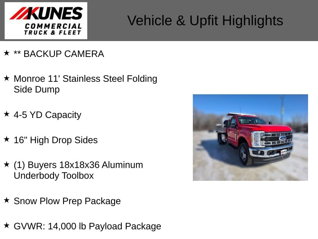 New 2025 Ford Chassis Cab XL Dump Truck TRUCK
