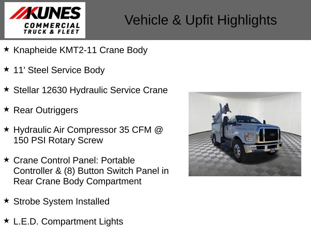 New 2026 Ford F-750 Diesel Base Crane Body Truck SuperCab