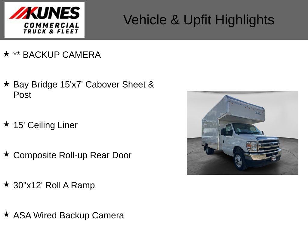 New 2026 Ford E-350 Cutaway Base Box Van Truck
