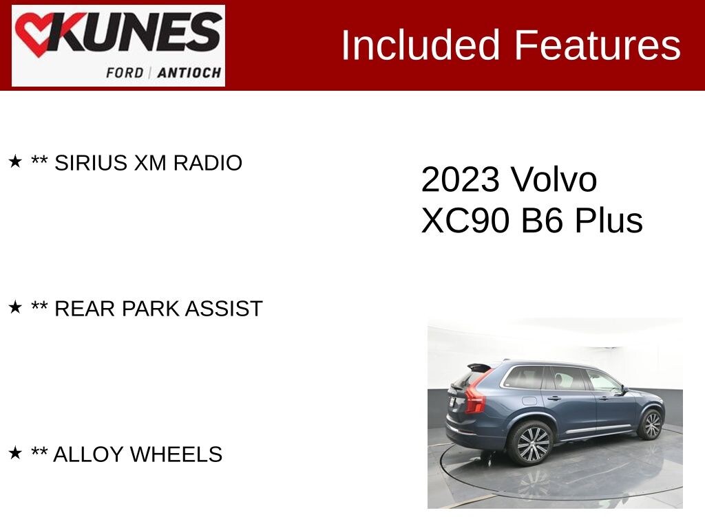 Certified 2023 Volvo XC90 B6 AWD Plus 7-Seater SUV