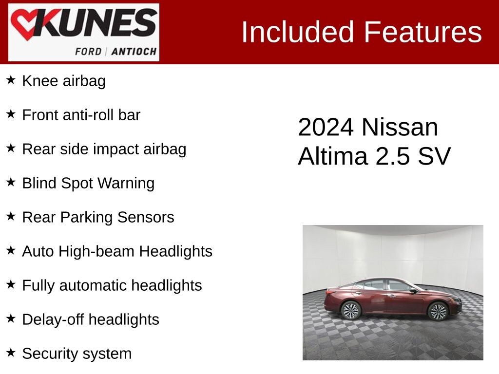 Used 2024 Nissan Altima 2.5 SV Sedan