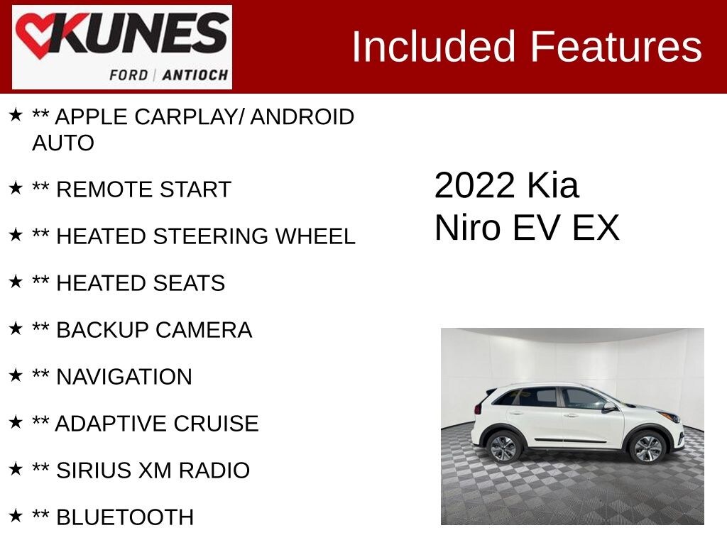 Used 2022 Kia Niro EV EX SUV