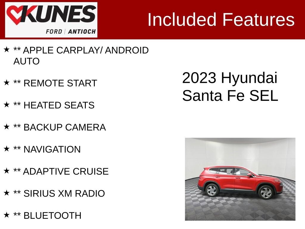 Used 2023 Hyundai Santa Fe SEL SUV