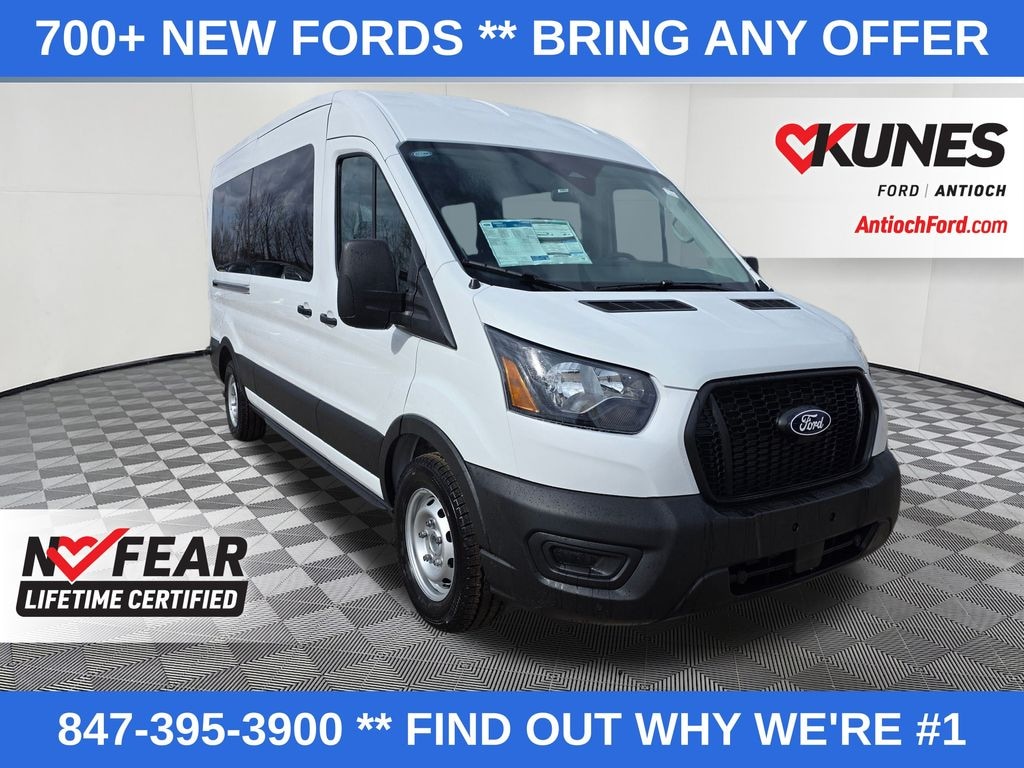 New 2026 Ford Transit-350 Passenger XL Wagon Medium Roof Van