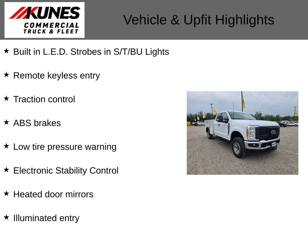 New 2026 Ford F-350 XL Service Utility Body Truck Super Cab