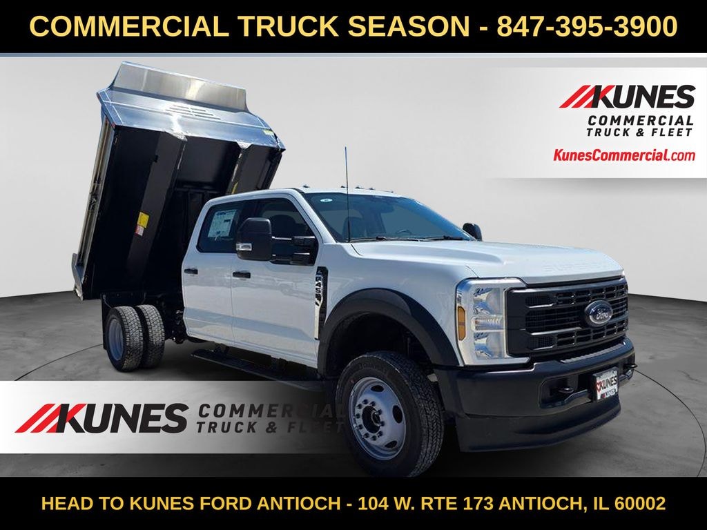 New 2026 Ford F-450 Chassis XL Dump Truck Truck Crew Cab