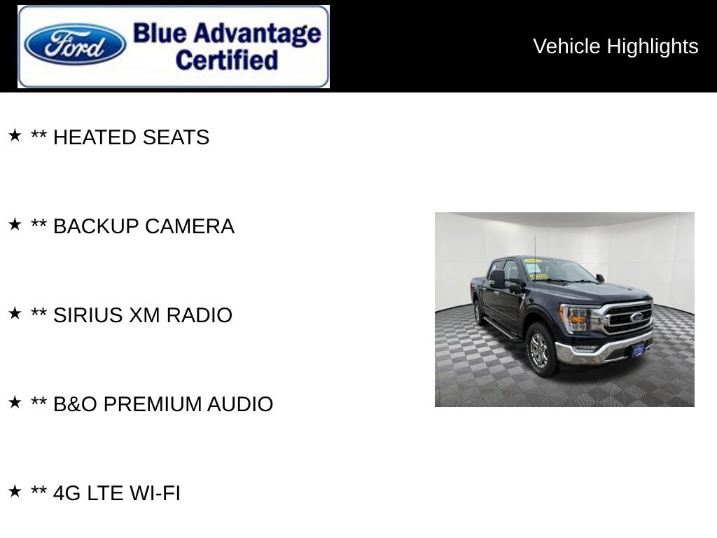 Certified 2022 Ford F-150 Truck SuperCrew Cab