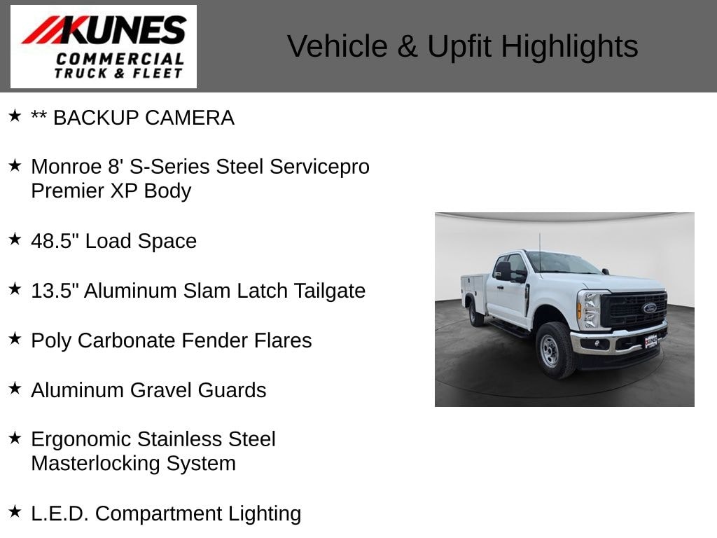 New 2026 Ford F-350 XL Service Utility Body Truck Super Cab
