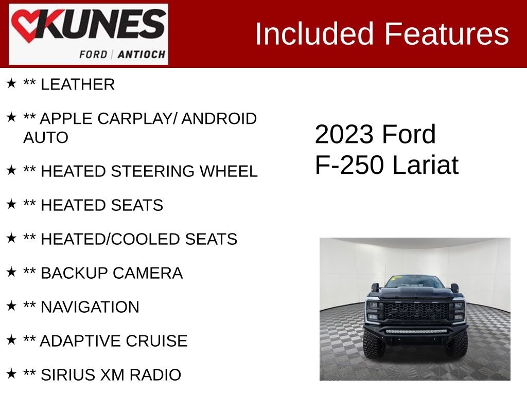 Certified 2023 Ford F-250 Truck Crew Cab