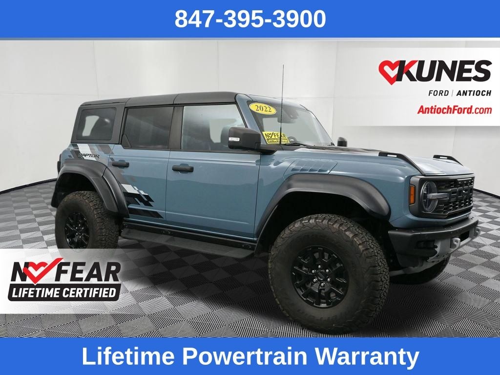Certified 2022 Ford Bronco Raptor SUV