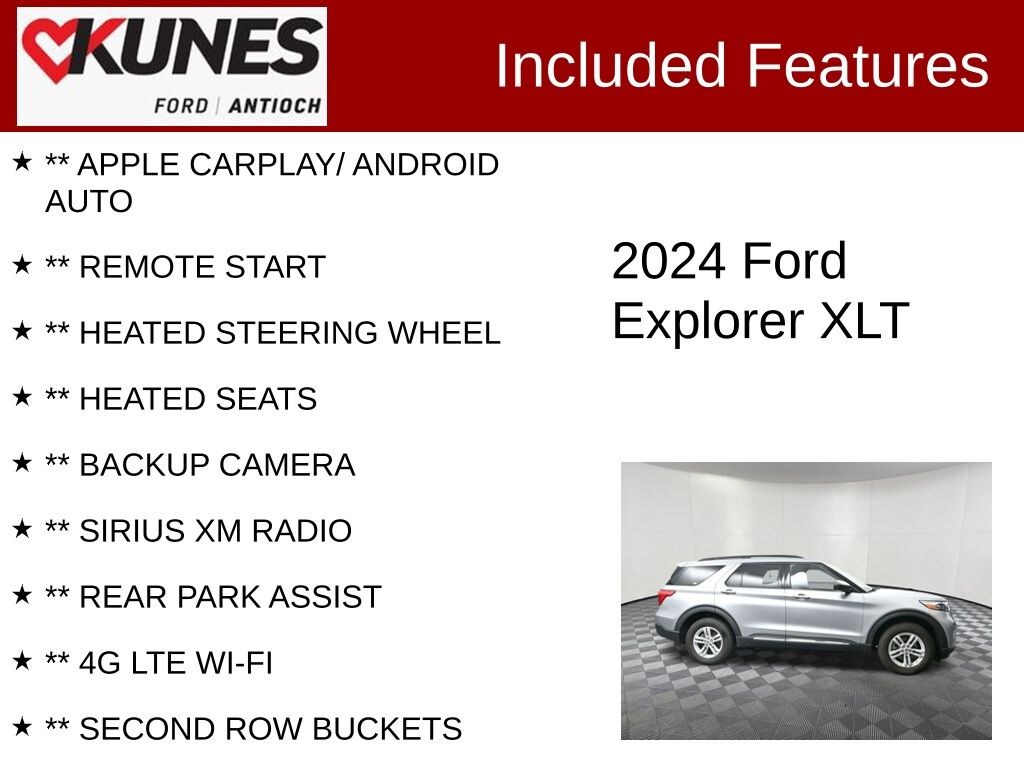Used 2024 Ford Explorer XLT SUV