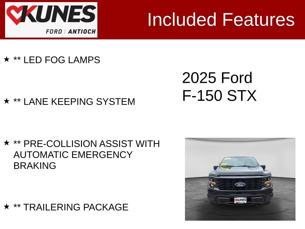 Certified 2025 Ford F-150 STX Truck SuperCrew Cab