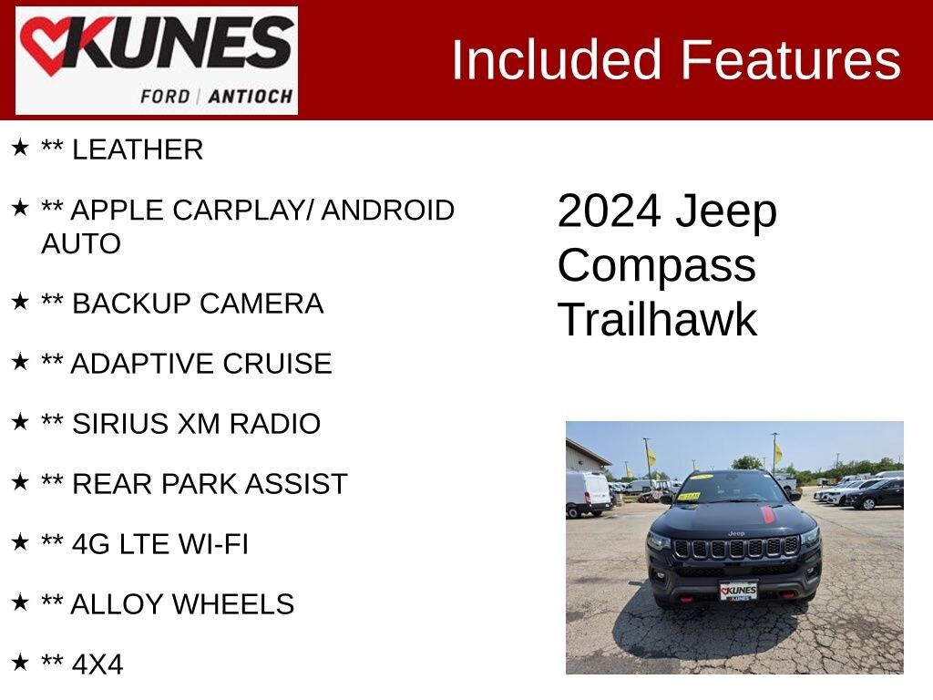 Used 2024 Jeep Compass Trailhawk SUV