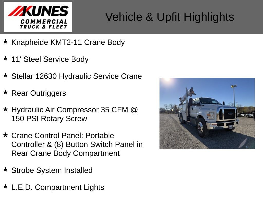 New 2026 Ford F-750 Diesel Base Crane Body Truck SuperCab