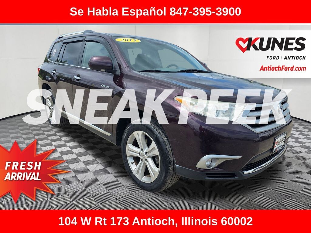 Used 2013 Toyota Highlander 4WD Limited V6 SUV