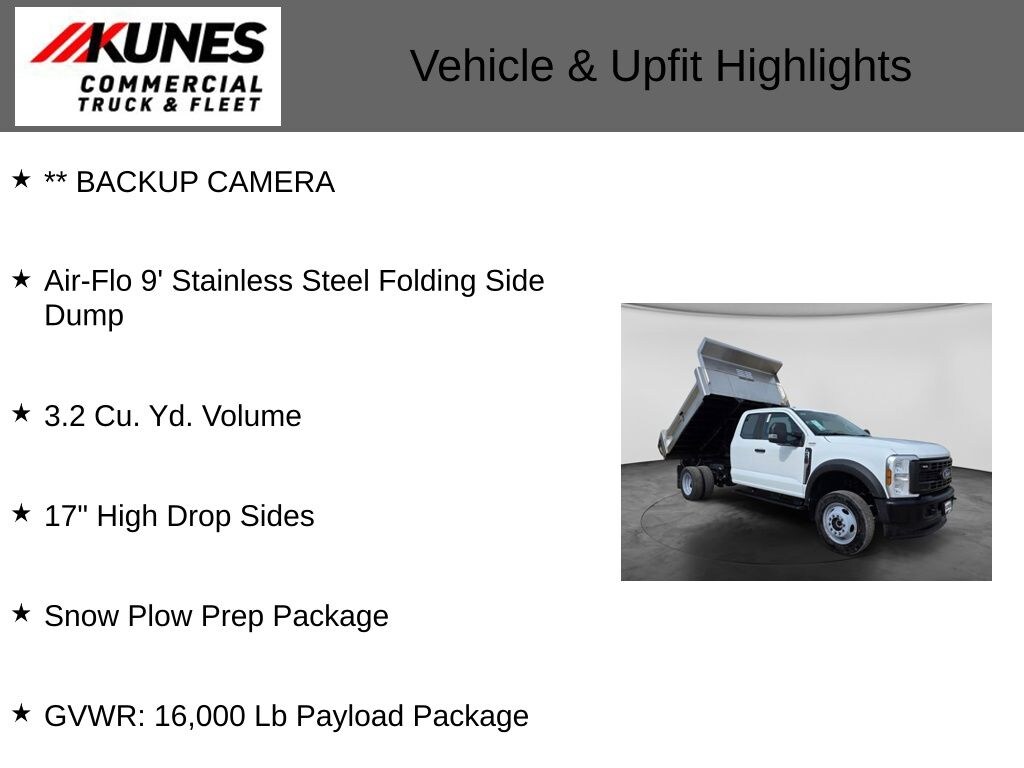 New 2026 Ford F-450 Chassis XL Dump Truck Truck Super Cab