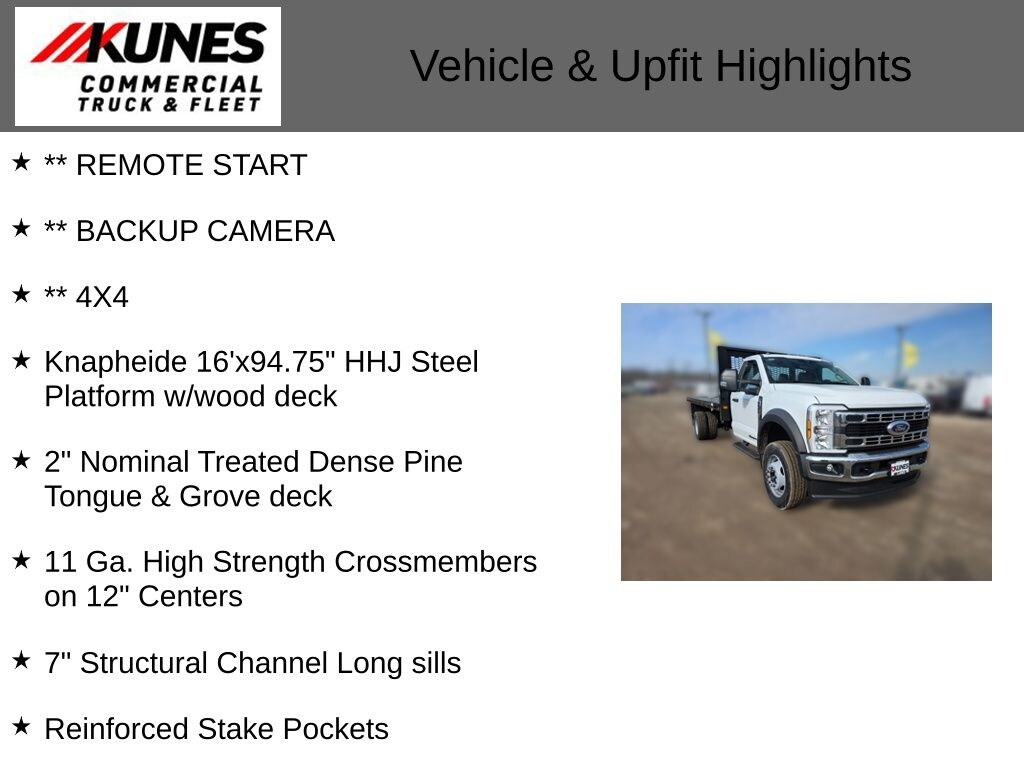 New 2026 Ford Chassis Cab XL Flatbed TRUCK